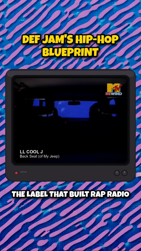 MTV Rewind CRT Cuts: an LL Cool J music video framed in a vintage CRT television
